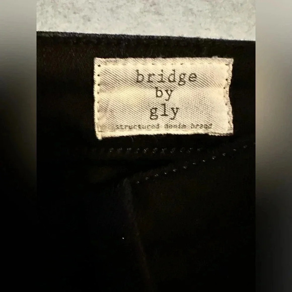 Bridge by Gly black distressed mid rise ankle skinny denim jeans size 29 - Picture 8 of 9